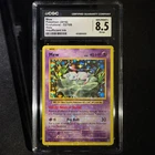 Mew 53/108 Evolutions CGC 8.5 ✨EXTREME Holo Bleed✨ RARE Insufficient Ink Error