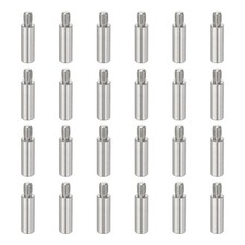 24Pcs M4x18+6mm 304 Stainless Steel Standoff Screw for DIY Repair, Silver