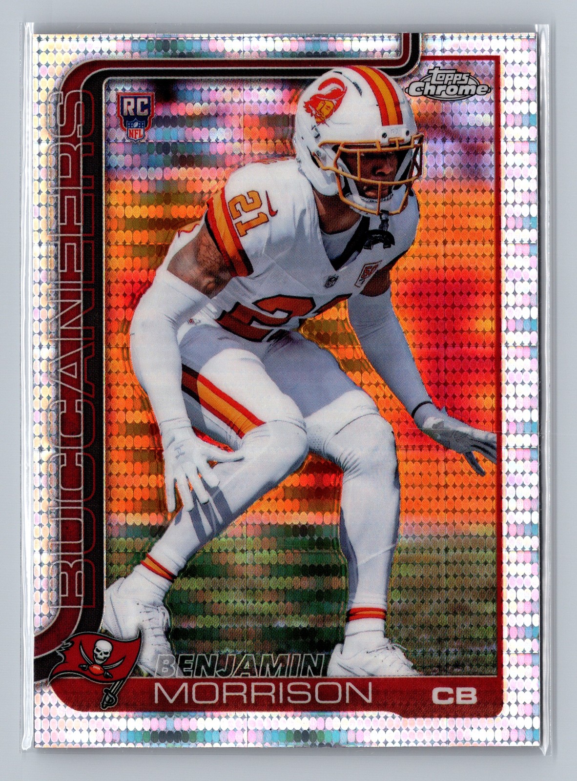 2025 Topps Chrome #355 Benjamin Morrison Pulsar Refractor