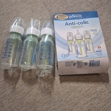Dr. Brown's Anti-Colic Options Narrow Baby Bottles 4oz 3 Pack SB43005