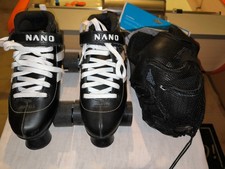 Rollers Nano Quad TBE taille 40 + protections