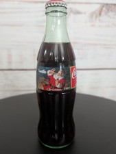 CHRISTMAS 1997 COCA-COLA CLASSIC 8 FL OZ GLASS BOTTLE SANTA CLAUS PICK ONE