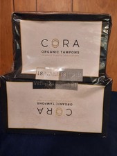 Cora Organic Tampons, Plastic Applicator, 2pk Light 18ct, Reg 32ct, Super 18ct