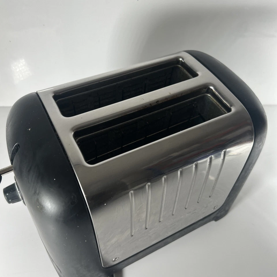 Dualit SNG2GB 2-Slice Toaster - Black / Silver - TESTED WORKING - Image 4 of 4