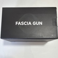 Fascia Gun S Series Percussion Massage Gun Rechargeable 4 Heads Black