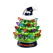 DENVER BRONCOS  NFL FOOTBALL  LED Christmas Tree Ornament