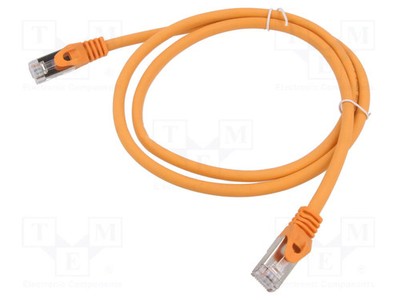 RJ45-Stecker,beiderseitig Cu Line LSZH S/FTP 6a Patch cord