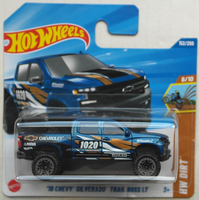 Hot Wheels 2019 Chevy Silverado Trail Boss LT Pickup Blaumetallic Neu/Ovp HW ´19