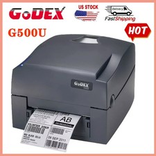 Godex G500U 203dpi Barcode Printer With 4 Inch 203dpi Direct Thermal Transfer