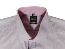 Men Olympus Shirt Lilac Cotton 38