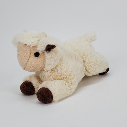 Aurora World Plush Lamb Stuffed Animal Cream Brown Hooves 9 Inch 2017