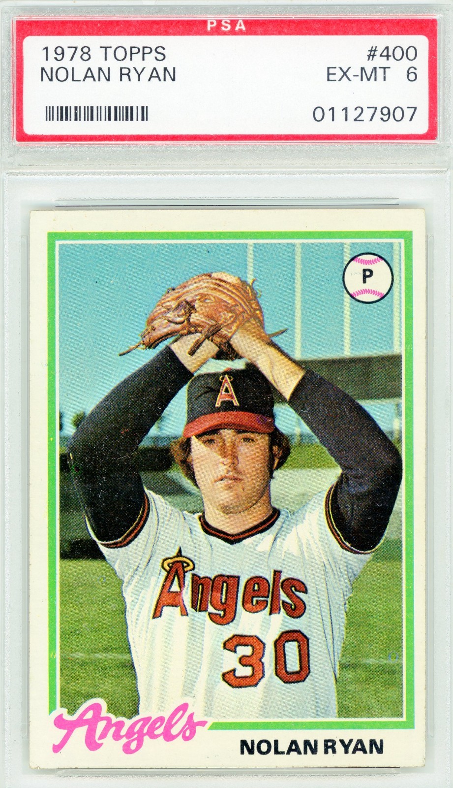 1978 TOPPS BASEBALL  # 400  NOLAN RYAN PSA 6  EX-MT  HOF
