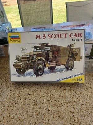1/35 Zvezda #3519 M-3 Scout Car  Armored Personnel Carrier. Sealed 