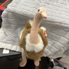 Ty Stretch the Ostrich Plush Beanie Buddies 11" 1998 Stuffed Animal Toy