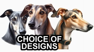 Greyhound Self Adhesive Dog Sticker