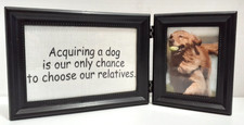 Pet Dog Photo Frame 3" x 4" With Quote