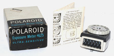 POLAROID 625 LIGHT METER Made in West Germany Works Great Shoe Mount in Box