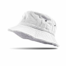 Bucket Hat Cap Fishing For Men With White