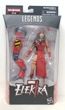 2017  Hasbro 6.25  Marvel Legends SP   dr BAF Wave  Elektra  Action Figure READ
