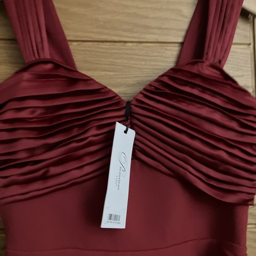 Lipstick Red Prom Evening Bridesmaid Dress, Stunning, New Size 10 - Picture 3 of 7