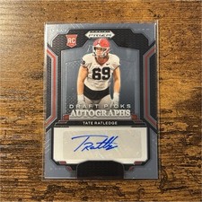 2025 Tate Ratledge Panini Prizm Draft Picks Auto Rookie Georgia Bulldogs 