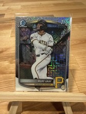 Murf Gray 2025 Bowman Draft #BDC-108 Pirates 1st Chrome Mojo Refractor