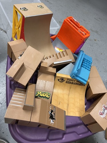 Tech Deck Donut Ramp Huge Lot Of Tech Deck Ramps Excellent Condition | eBay