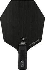 STIGA 1602-0801-65 Cyber Shape Carbon Hexagonal Racquet Table Tennis PEN Type