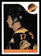 1985-86 Topps Patrik Sundstrom #115 - Vancouver Canucks