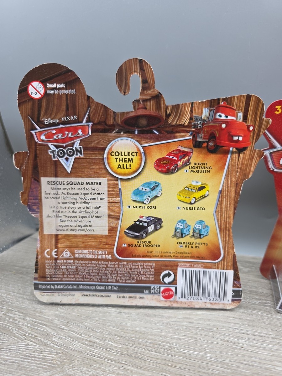 Disney Cars Toon Complete Set Of 5 #1-#6 Rescue Squad Matter | eBay