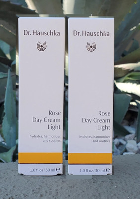 LOT of 2 - Dr. Hauschka, ROSE DAY CREAM LIGHT - 1 oz/30 ml FREE Ship!