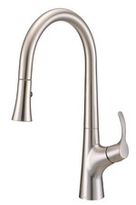 Gerber D454422 Antioch 1.75 GPM 1 Hole Pull Down Kitchen Faucet - Stainless