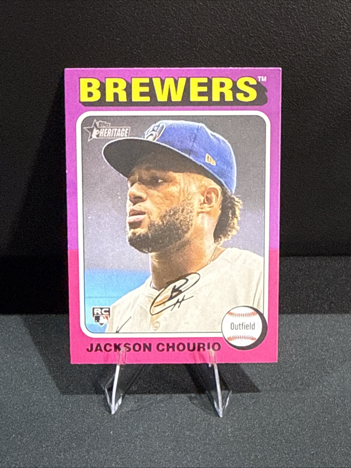 2024 Topps Heritage High Number - Jackson Chourio #632 (RC)