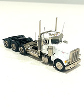 CMC Brass #14014 Peterbilt 379 Tractor (4 Axle) Heavy Haul White 1/87 Scale