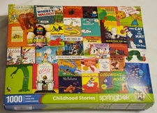 Springbok's 1000 Piece Jigsaw Puzzle Childhood Stories INCOMPLETE