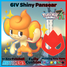 ✨ Shiny Alpha Pansear 6IV + EVs ✨ Pokemon Legends ZA 🚀 Fast 🚀