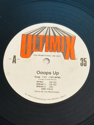 Snap / Black Box   Ooops Up / Everybody Everybody Ultimix DJ Promo 12'' Maxi VG+