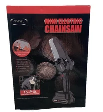 Mini Electric Chainsaw 48volts Infinitely Variable Speed W/ Handheld Operation