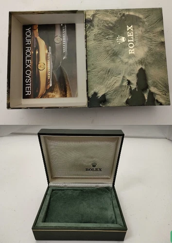 GENUINE ROLEX 69173 Datejust watch box case 11.00.01 Booklet 1985' 260126001eA