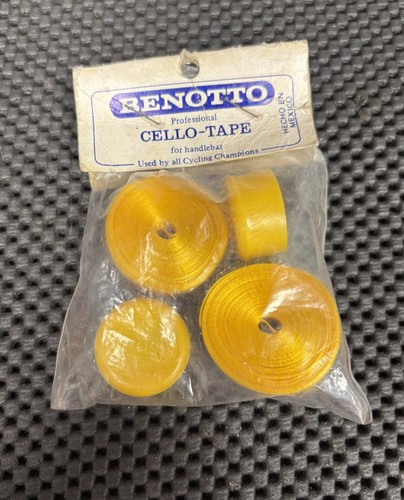 NOS Vintage Benotto Cello-Tape Smooth - Tri Color - Yel, Red, Blk - Picture 3 of 6