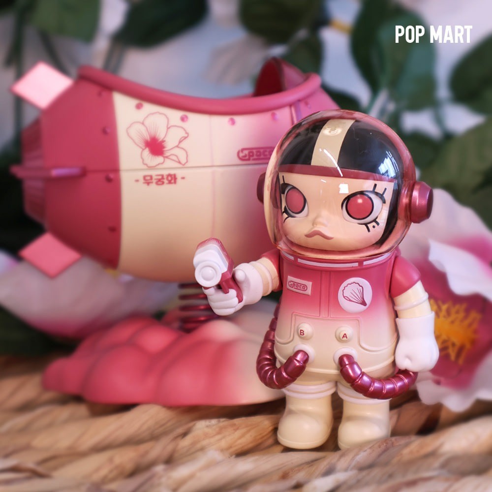 POP MART Genuine Mega Space Molly 100% Blooming Korea Exclusive
