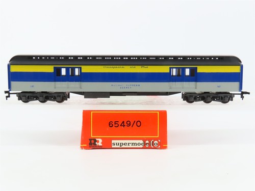 HO Rivarossi Supermodello 6549/0 C&O Chesapeake & Ohio Gepäck Passagier #141 | Zustand: Used