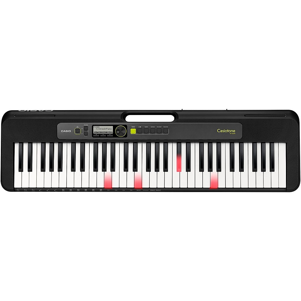 Casio Casiotone LK-S250 Lighted 61-Key Digital Keyboard Blac