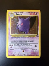 Pokémon TCG Gengar Fossil Holo Card 5/62