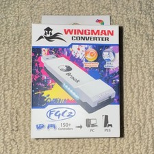 Brook Wingman FGC2 Controller Adapter White Immediate Response PS5 PC USB