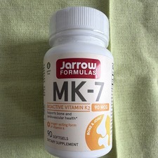 Jarrow Formulas MK-7 Vitamin K2 90mcg 90 Soft...