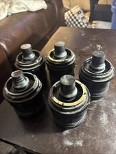 Lot Of 5 TV LENSES Vintage Estate Untested As Is Maybe Russian