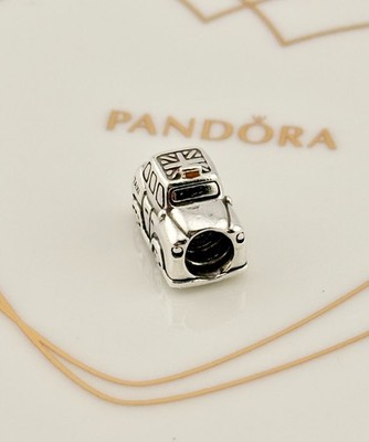 アクセサリー Pandora British Taxi Travel Charm London New 100% Genuine Authentic Pandora Silver Taxi Travel Car Charm