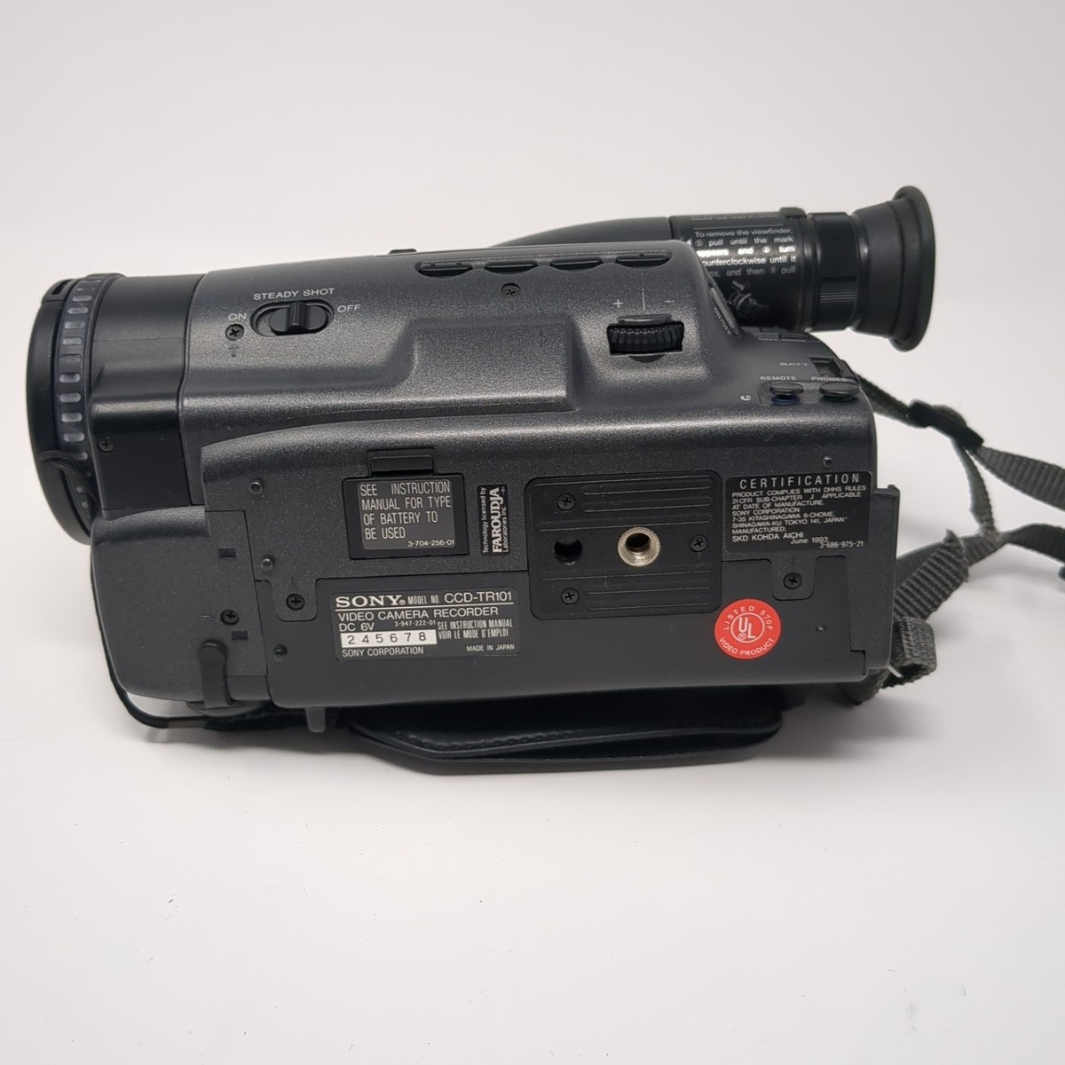 Sony CCD-TR101 HI8 8mm Video8 Camcorder VCR Player w/ Battery