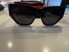 Cartier CT0435S Oversized Rectangular Black Sunglasses for women Designer Style